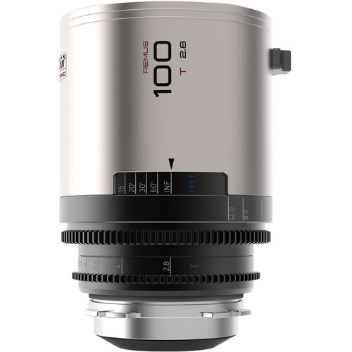 BLAZAR LENS Remus 100mm T2.8 Full-Frame 1.5x Anamorphic Lens (ARRI PL, Silver Flare)