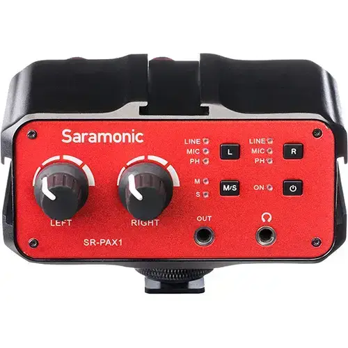 Saramonic SR-PAX1 Two-Channel Audio Mixer, Preamp, Microphone Adapter