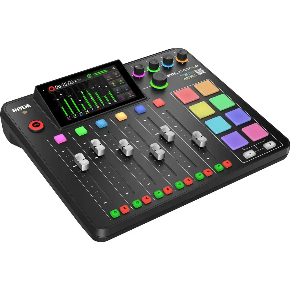 Rode RODECaster Pro II Integrated Audio Production Studio Rode RODECaster Pro II Integrated Audio Production Studio