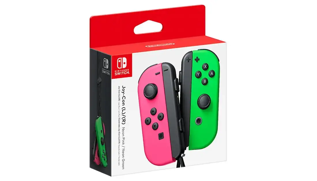 nintendo joycon green pink Nintendo Switch Joy-Con L/R - Neon Pink/Neon Green
