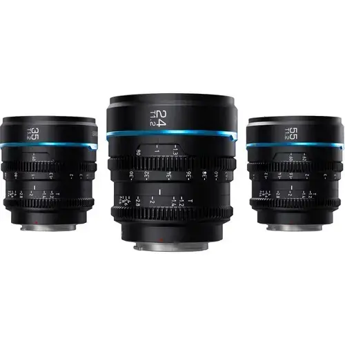 Sirui Night Walker T1.2 S35 Cine 3-Lens Set (E Mount)